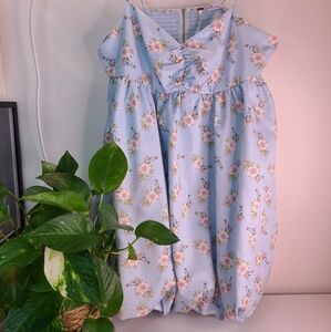 25-14 FREE PEOPLE Bluebell Bubble Mini Dress Size XL $128 NWT